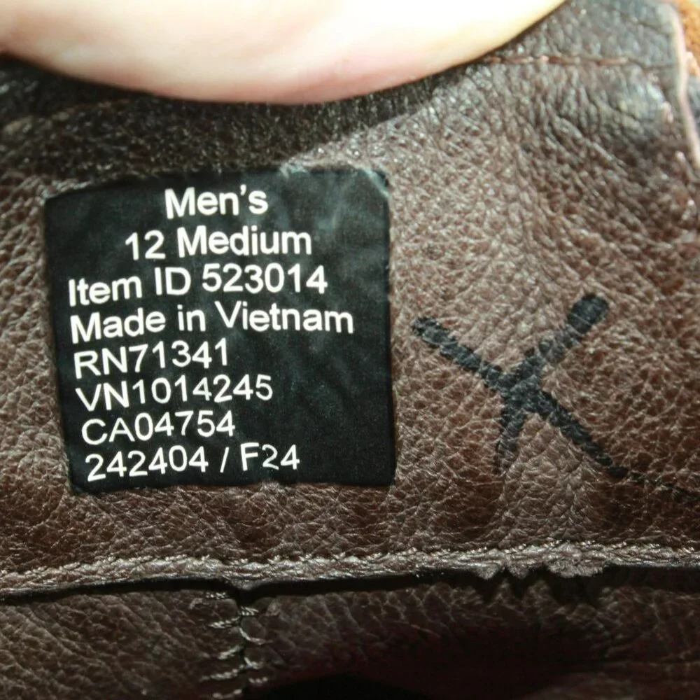 LL Bean Portland Brown Leather Lightweight Vibram Sole Chelsea Boots Size 12 M - Picture 8 of 9